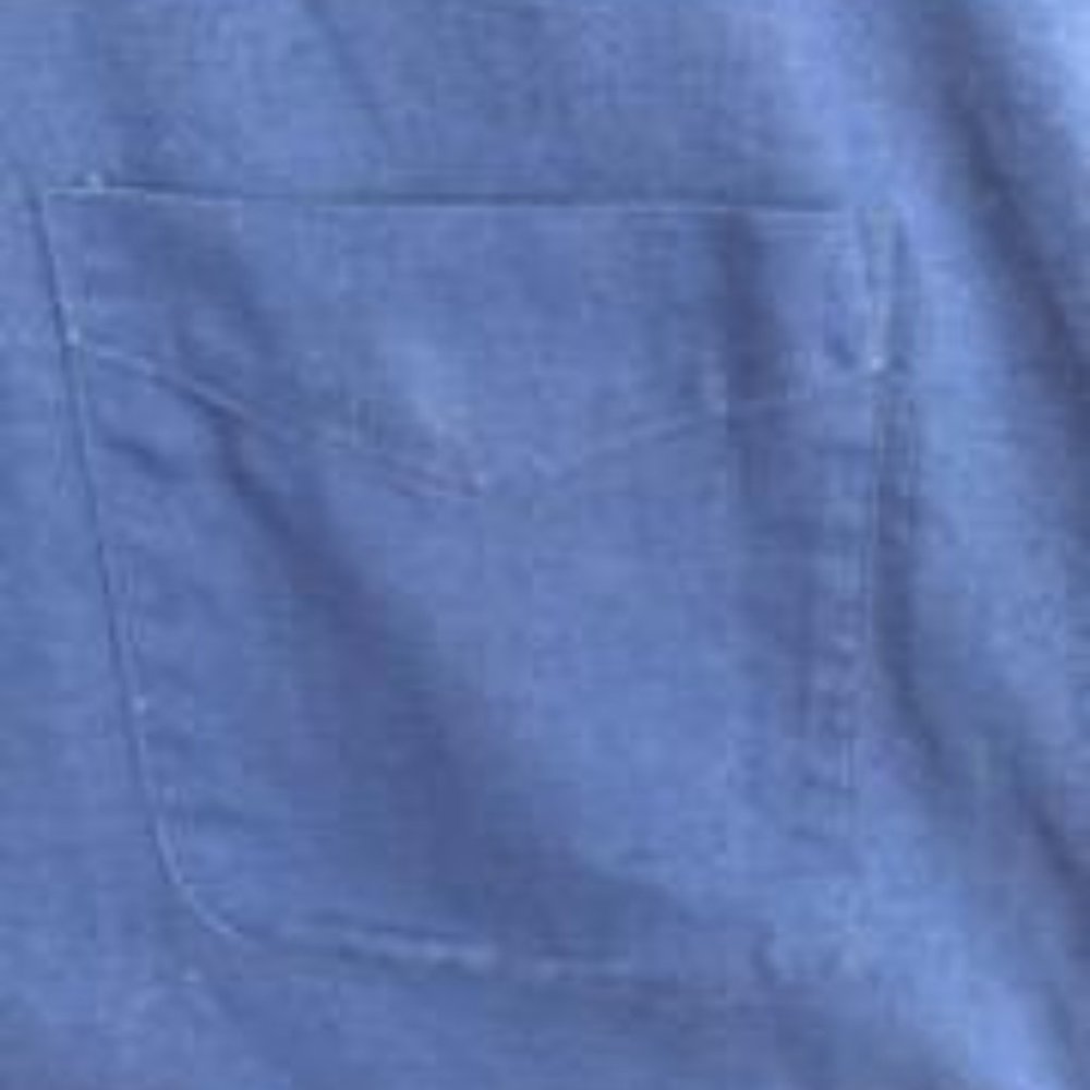 Long Sleeve button down shirt size 16 32/33 blue - Picture 7 of 9